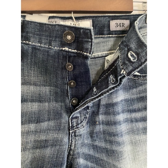 New BKE Mens Jeans 32x33 Comfort Skinny JAKE Mid Wash Blue Premium Stretch Denim - Picture 9 of 14
